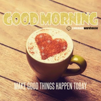 Download Glitter Good Morning Coffee Misc Statement Gif