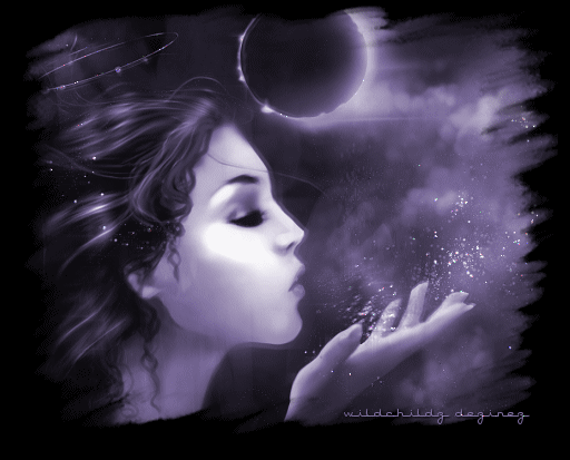 Download Glitter Fantasy Woman Gif