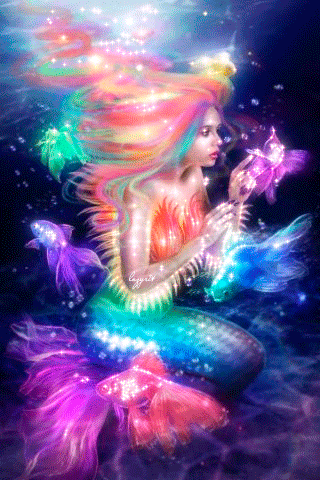 27 Mermaid Gifs - Gif Abyss