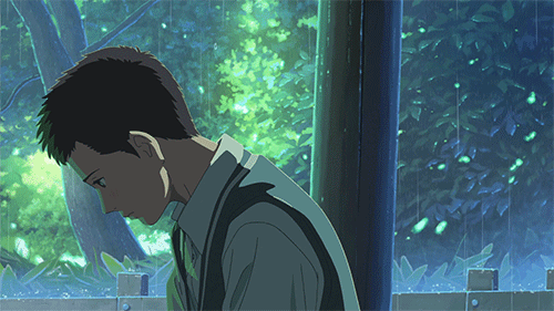 The Garden of Words Gif - Gif Abyss