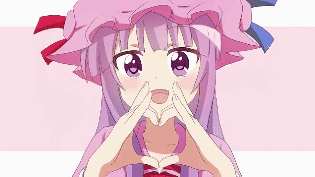 Patchouli Knowledge Anime Touhou Gif | Short Video