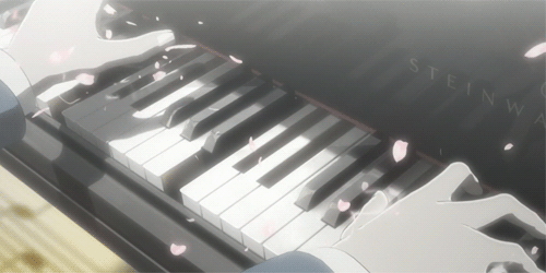 Piano anime GIF - Find on GIFER