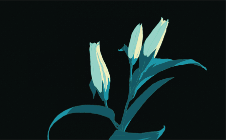 Artistic Flower Gif - Gif Abyss