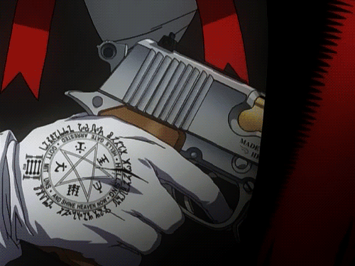 Resultado de imagem para hellsing ultimate gif