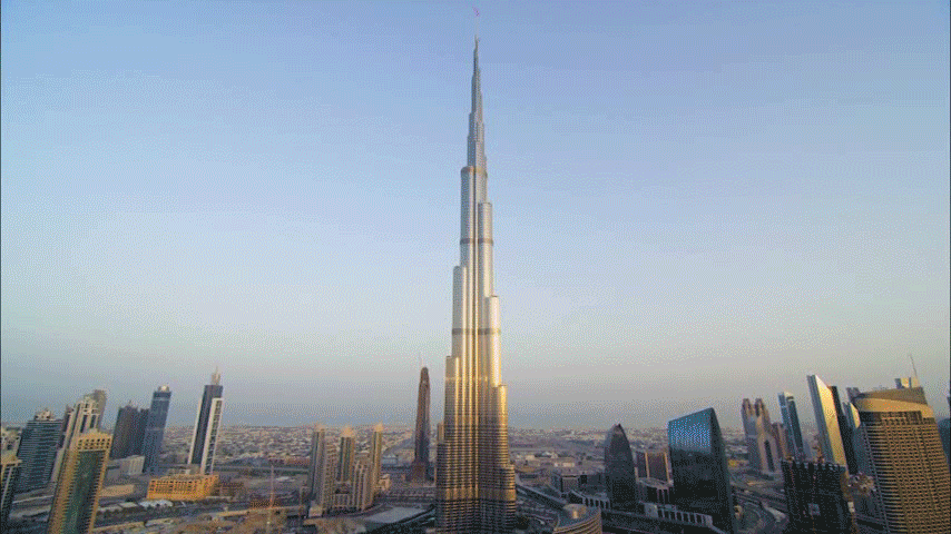 Jumping from Burj Khalifa