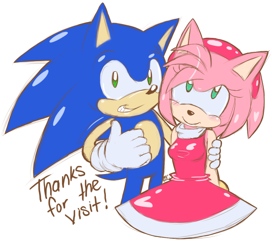 Sonic and amy gif