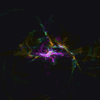 Abstract Fractal Nexus — Animated CGI Pattern - Gif Abyss