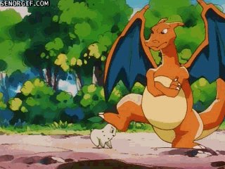 Epic Pokémon Battle: Charizard vs Bulbasaur Showdown - Gif Abyss